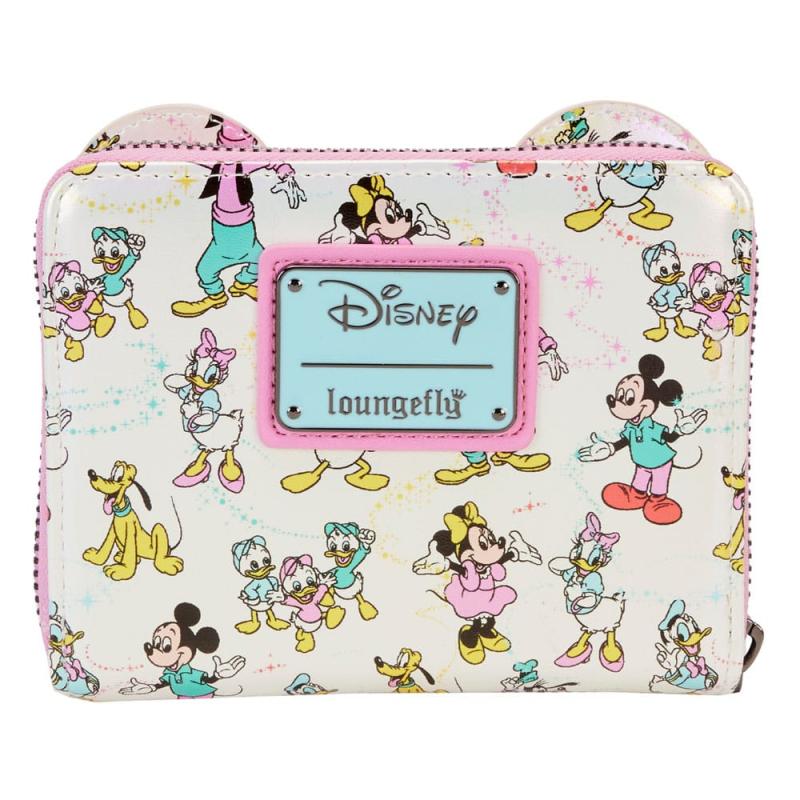 Disney by Loungefly Wallet Mickey & Friends 100th Anniversary AOP