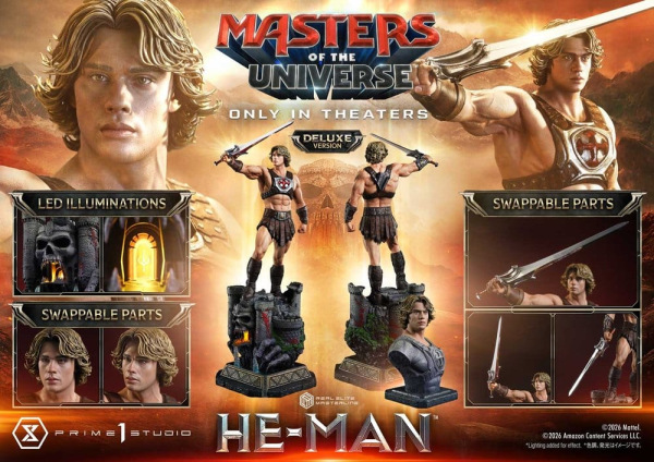 Masters of the Universe (2026 Film) Real Elite Masterline Series Statue 1/3 He-Man Deluxe Version 11 8
