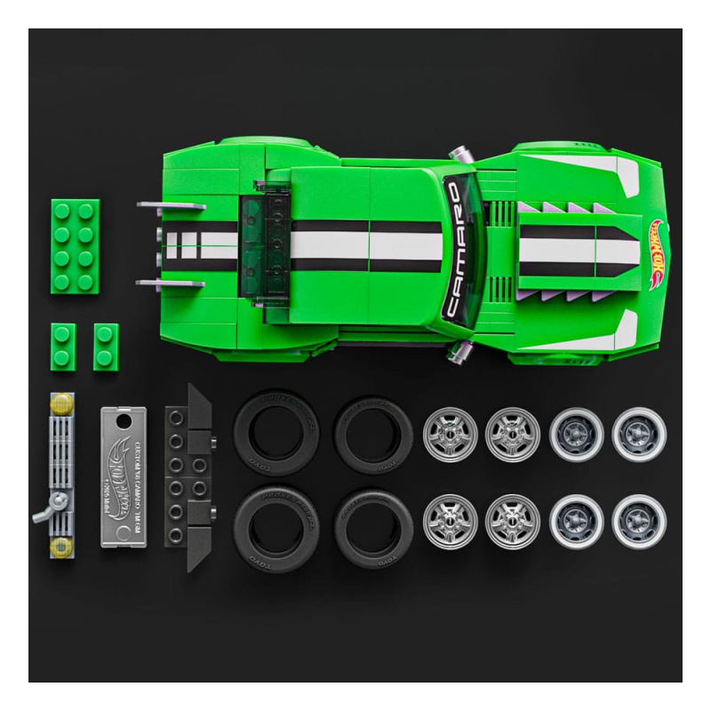 Mattel Brick Shop Hot Wheels Speed Series Building Set 1/32 Custom '68 Camaro 4