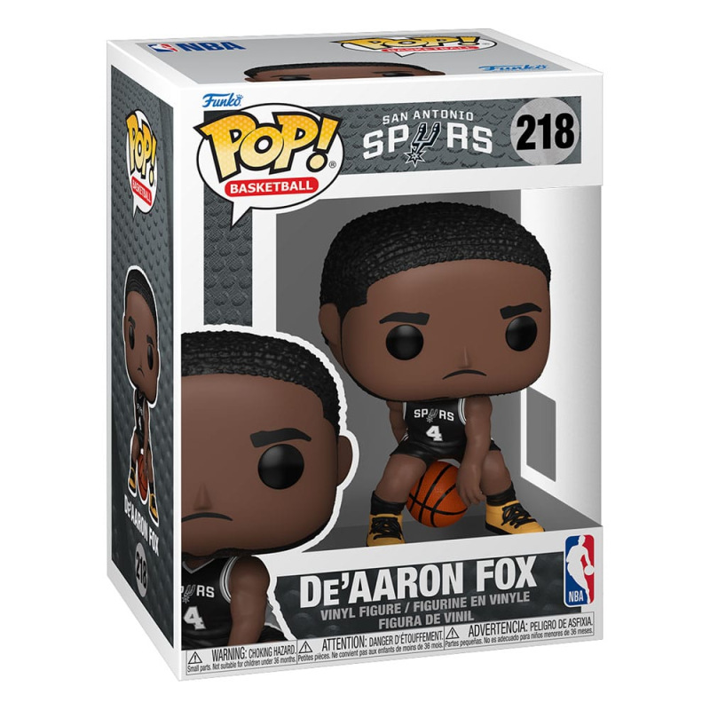 NBA POP! Basketball Vinyl Figure San Antonio Spurs: De'Aaron Fox (2025 Icon Edition Uniform) 9 cm 1