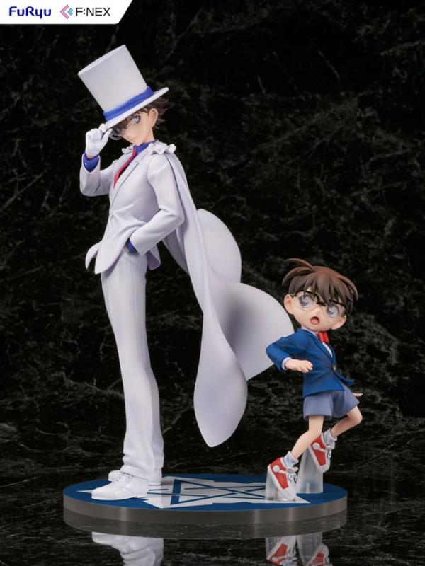 Case Closed F:NEX PVC Statue 1/7 Conan Edogawa & Kid the Phantom Thief 29 cm