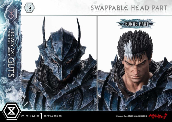 Berserk Legacy Art "Kentarou Miura" Statue 1/4 Guts Bonus Version 74 cm 3