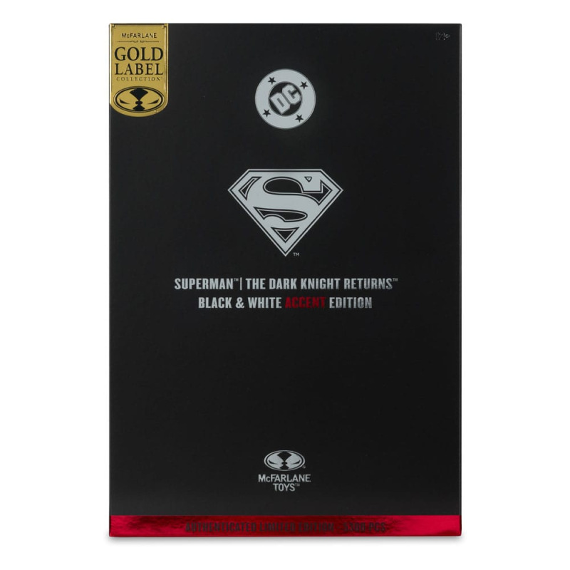 DC Multiverse Action Figure Superman (The Dark Knight Returns) (Black & White Accent Edition) (Gold 7