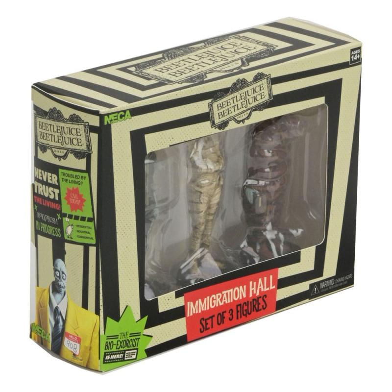 Beetlejuice Beetlejuice Figure 3-Pack Immigration Hall 1 10 cm