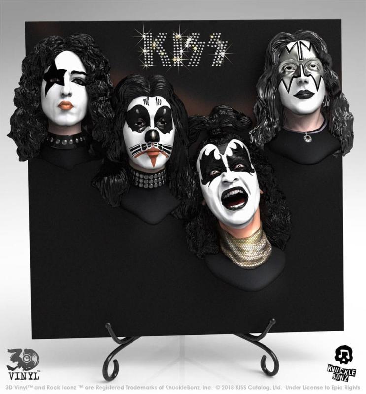 Kiss 3D Vinyl Statue Debut Album 30 cm 5