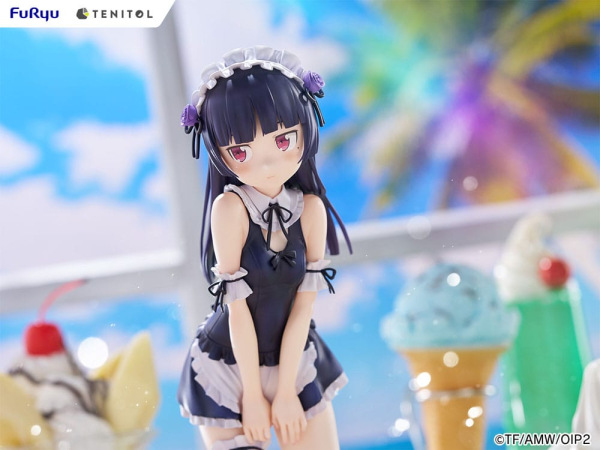 Ore no Imouto ga Konna ni Kawaii Wake ga Nai. Tenitol Tall PVC Statue Kuroneko swimsuits maid Ver. 2 11
