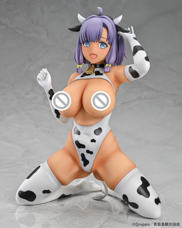 Nukitashi The Animation PVC Statue 1/5 Misaki Hotori Cow print costume Tanned Ver. 22 cm 5