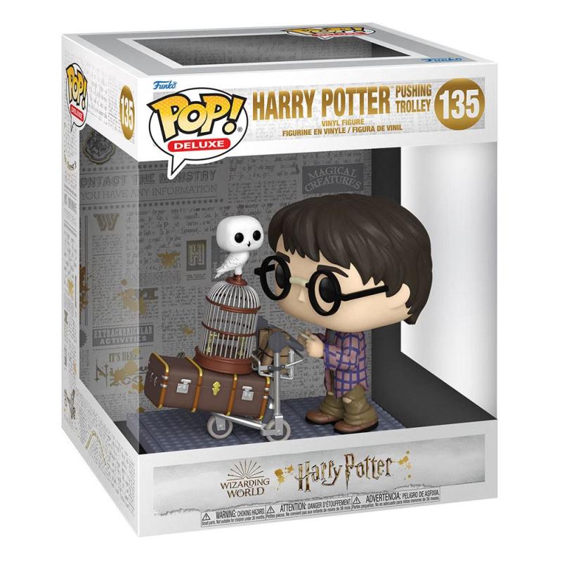 Harry Potter POP! Deluxe Vinyl Figure Harry Pushing Trolley 9 cm