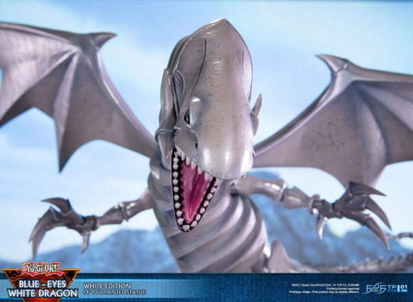 Yu-Gi-Oh! PVC Statue Blue-Eyes White Dragon White Edition 35 cm 9