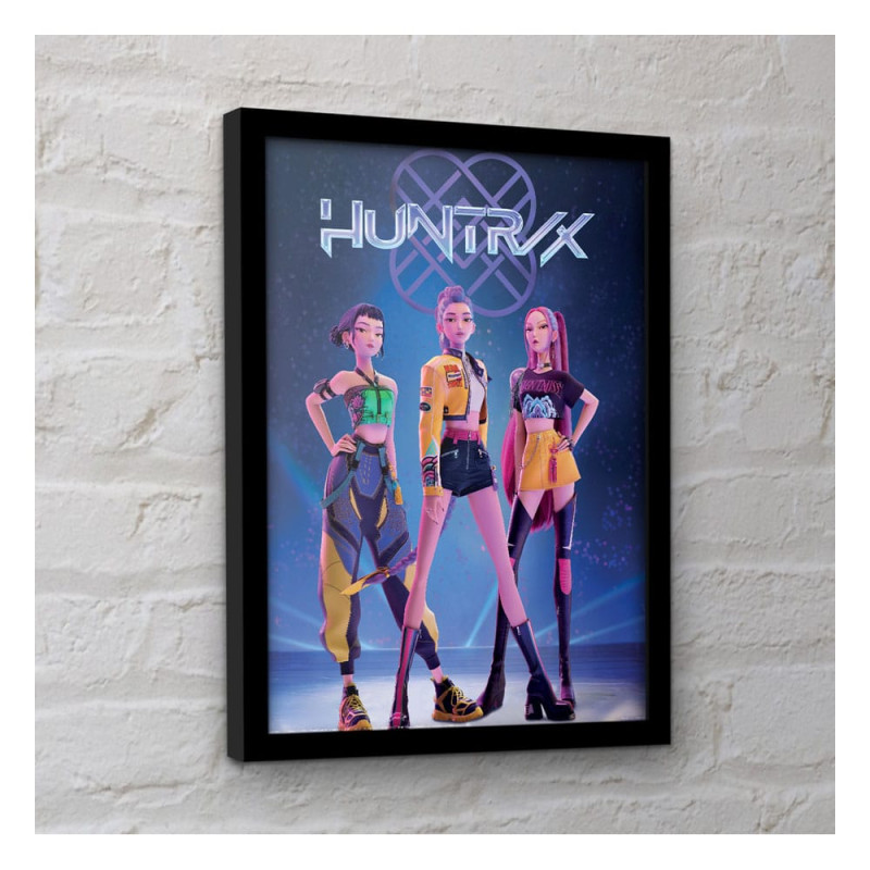 KPop Demon Hunters Collector Print Framed Poster Huntrix 1