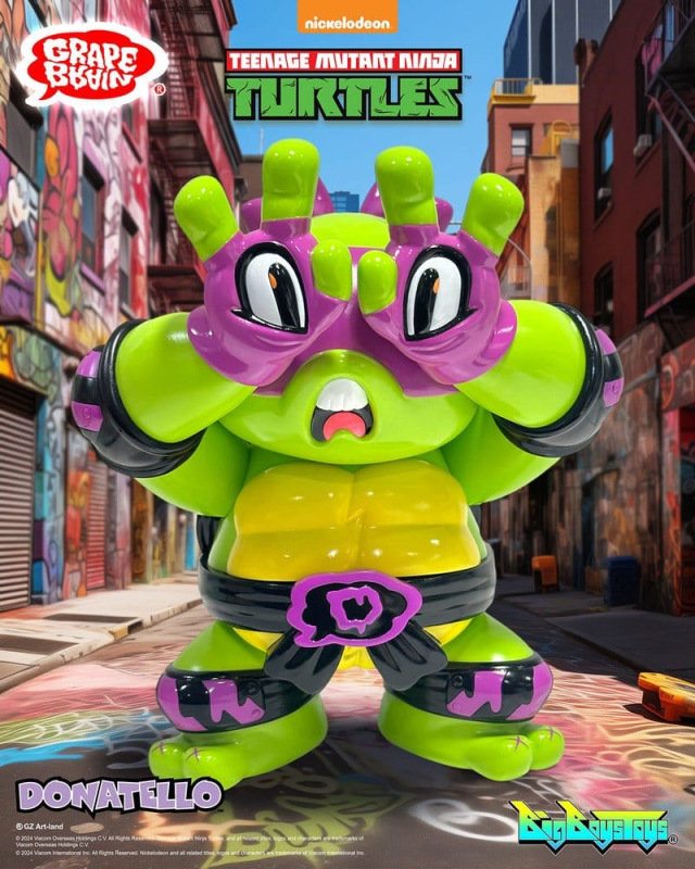 Teenage Mutant Ninja Turtles x Grape Brain Vinyl Figure Donatello 24 cm 5