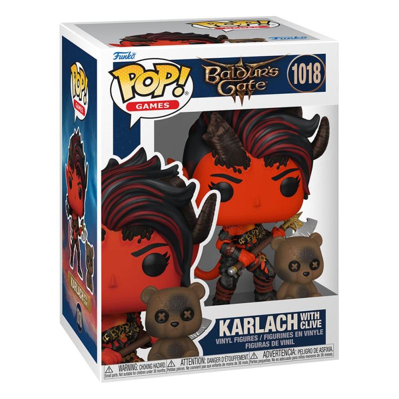 Baldur's Gate POP! & Buddy Vinyl Figure Karlach & Clive 9 cm