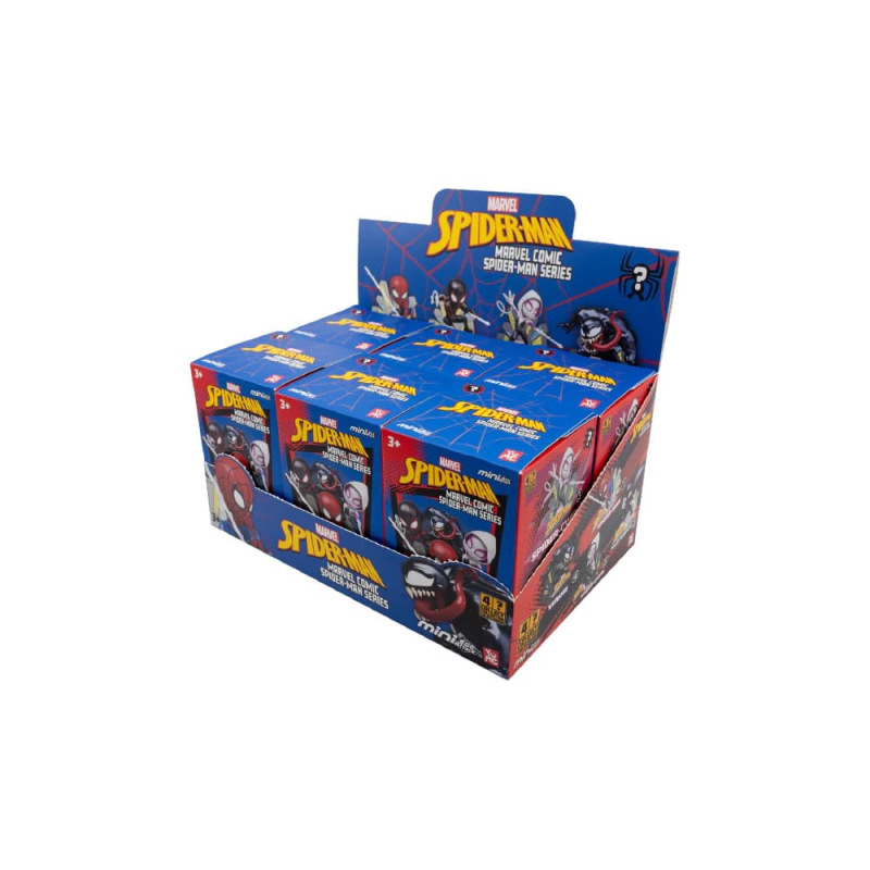 Marvel Hero Box Attack Series Mini Figures Spider-Man 8 cm Display (6) 1