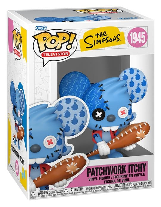 The Simpsons POP! Animation Vinyl Figure Itchy Patchwork 9 cm 1