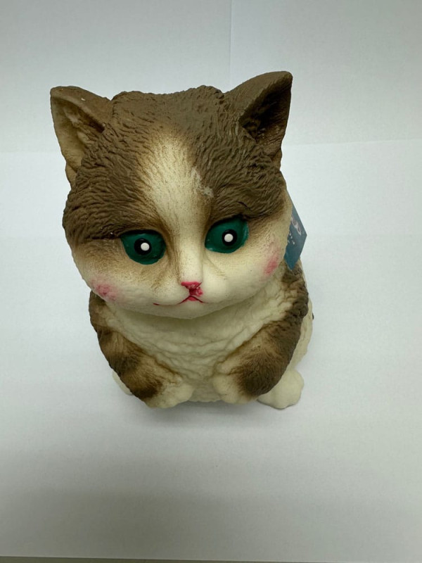 Fun Maker Squishy Fidget Toy Dark Brown Cat 11 cm 5