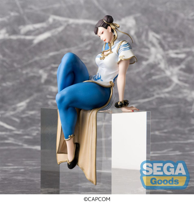 Street Fighter 6 PM Perching PVC Statue Chun-Li 14 cm 4