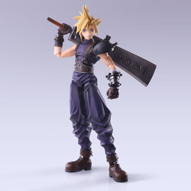 Final Fantasy VII Bring Arts Action Figure Cloud Strife Hardedge Ver. 15 cm 2