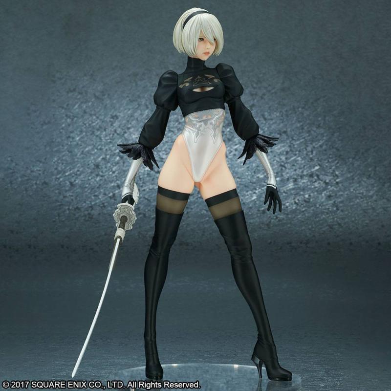 NieR:Automata PVC Statue 2B (YoRHa No. 2 Type B) Deluxe Version 28 cm