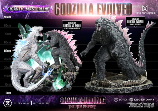 Godzilla x Kong: The New Empire (Film) Gigantic Masterline Series Statue Godzilla Evolved 93 cm 5