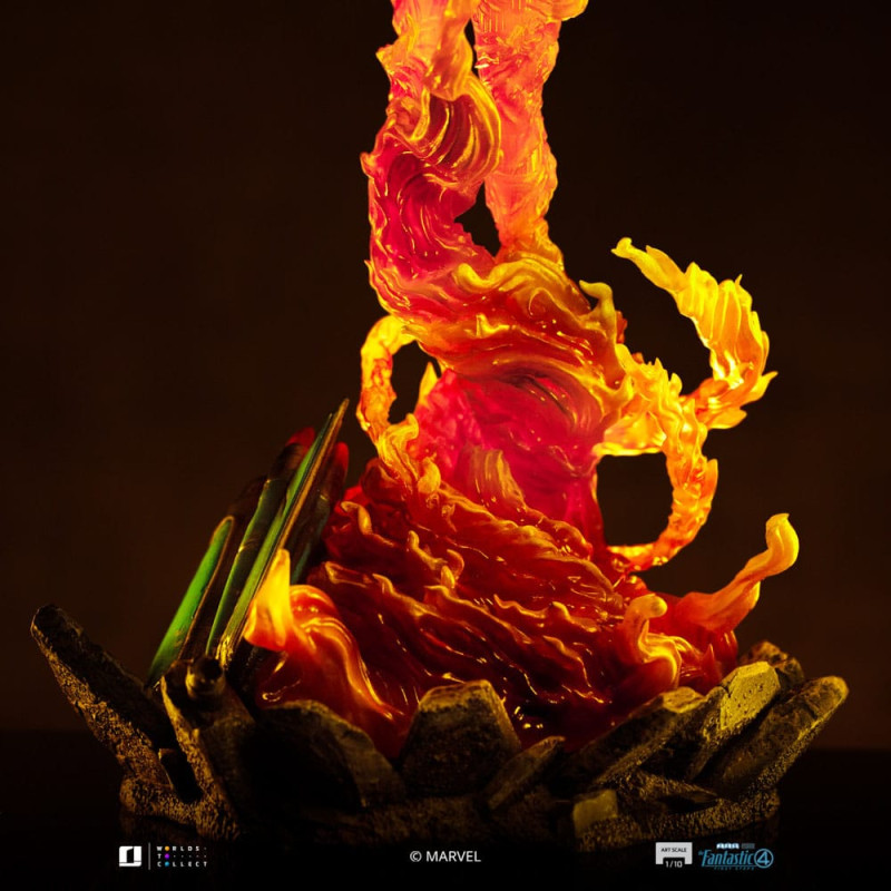 Fantastic Four Art Scale Statue 1/10 Human Torch 30 cm 6