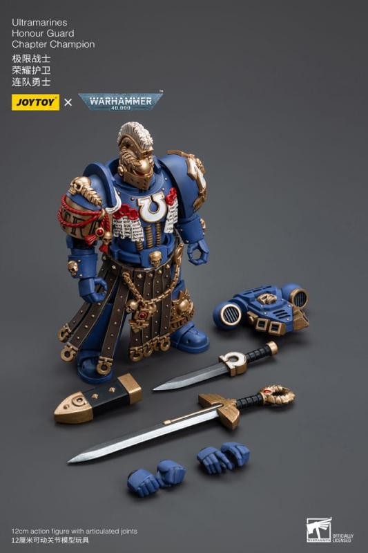 Warhammer 40k Action Figure 1/18 Ultramarines Honour Guard Chapter Champion 12 cm