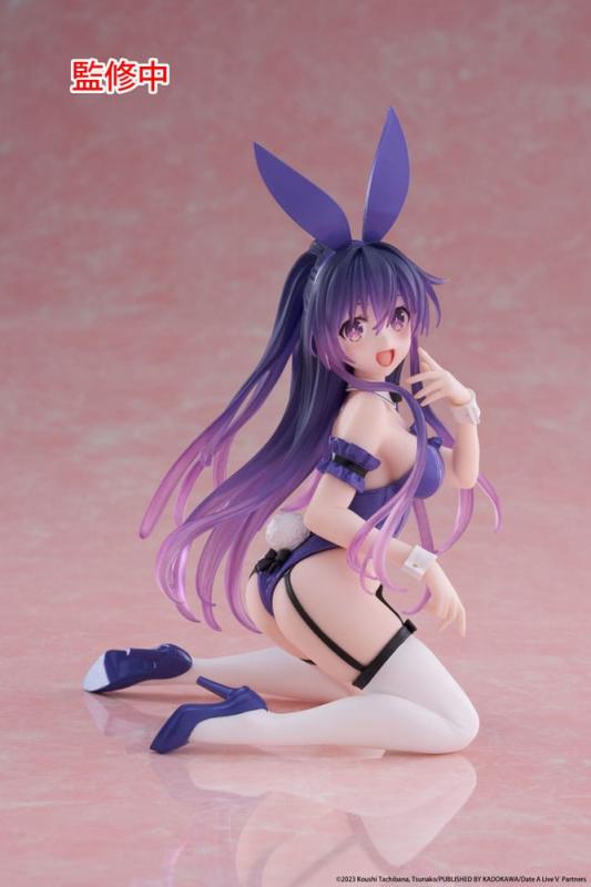 Date A Live V PVC Statue Desktop Cute Figure Tohka Yatogami Bunny Ver. 13 cm 1