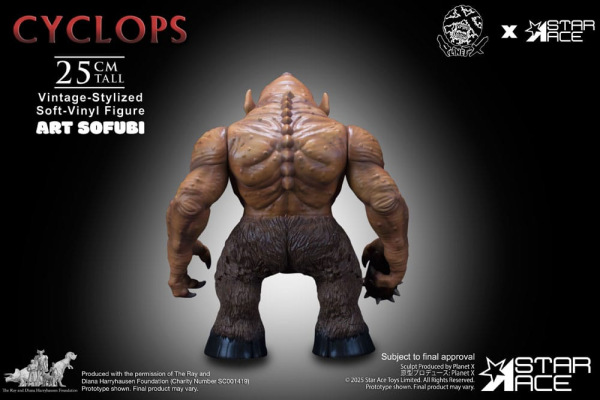 Ray Harryhausen Soft Vinyl Statue Cyclops (Vintage-Style) 25 cm 2