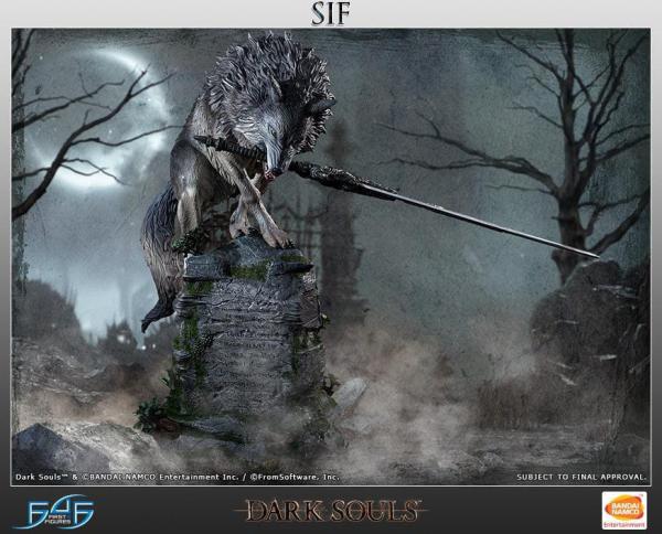 Dark Souls Statue The Great Grey Wolf Sif 64 cm