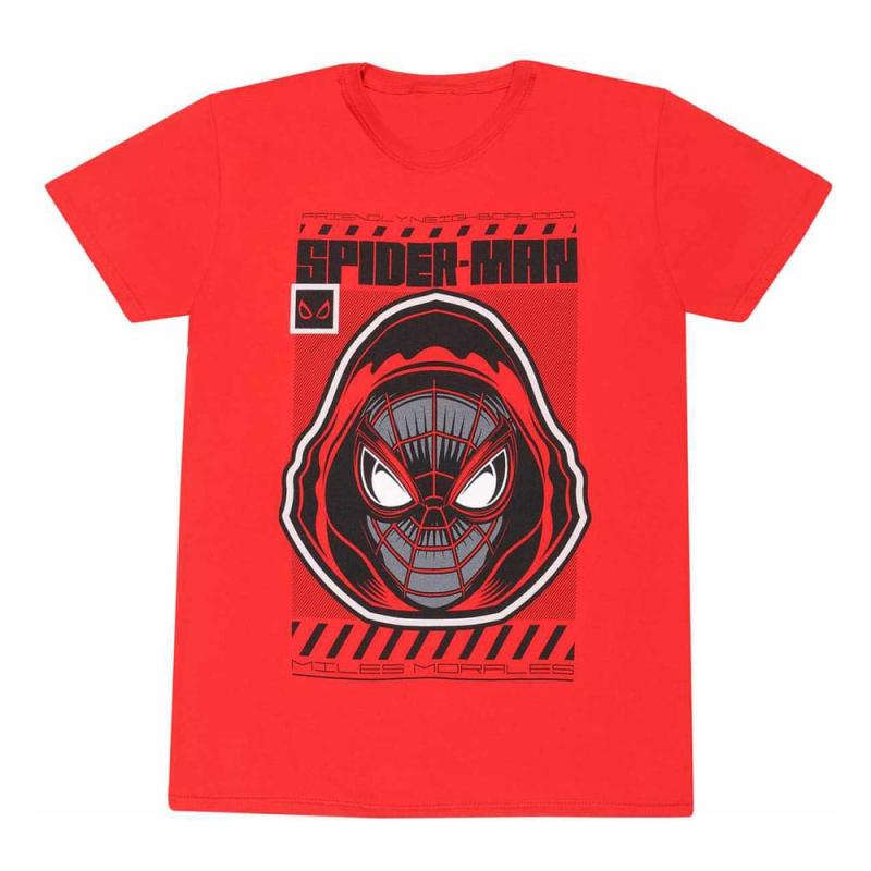 Marvel T-Shirt Spider-Man Miles Morales Video Game - Hooded Spider