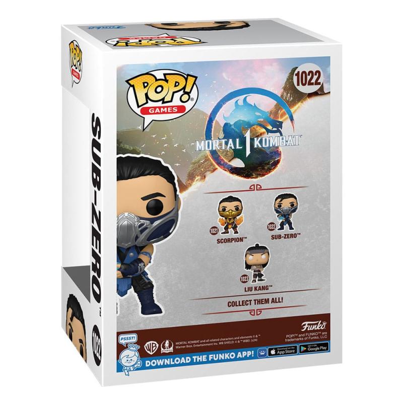 Mortal Kombat POP! Games Vinyl Figure Sub Zero 9 cm 2