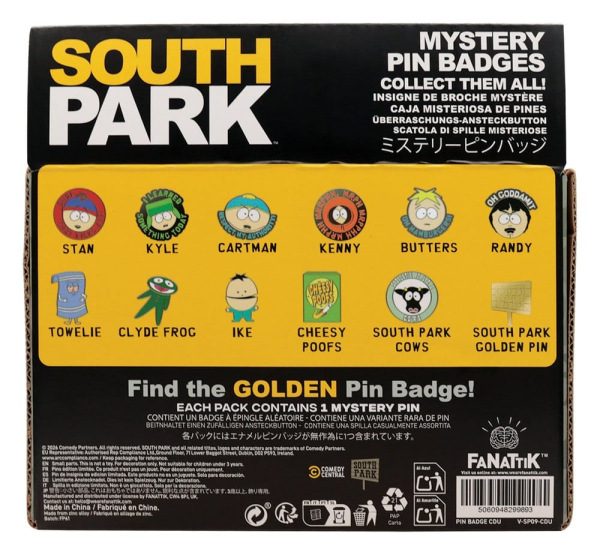 South Park Mystery Pin Badges Display (12) 7