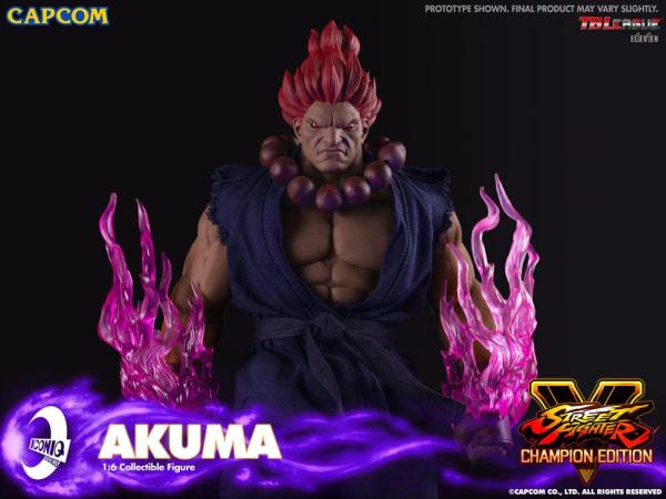 Street Fighter V Champion Edition: Akuma 1/6 Action Figure - Iconiq Studios