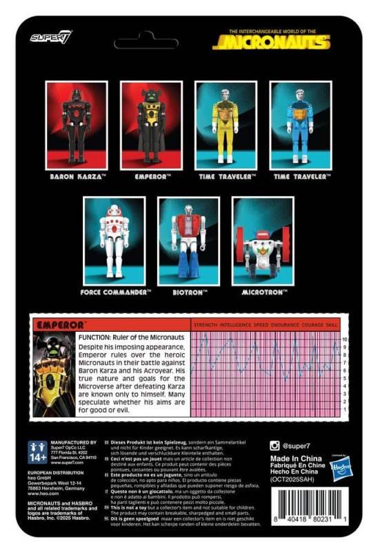 Micronauts ReAction+ Action Figure Wave 03 Emperor 10 cm 2
