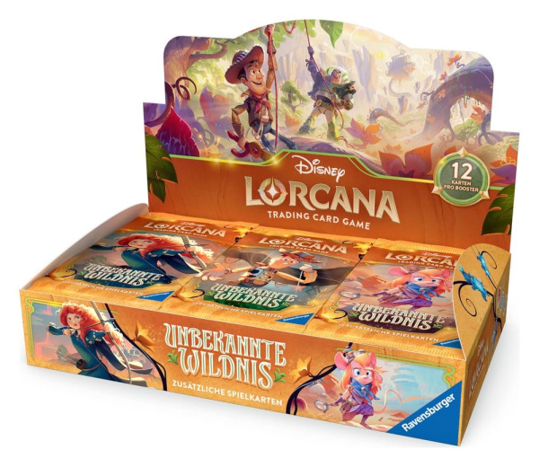 Disney Lorcana TCG Unbekannte Wildnis Booster Display (24) *German Edition*