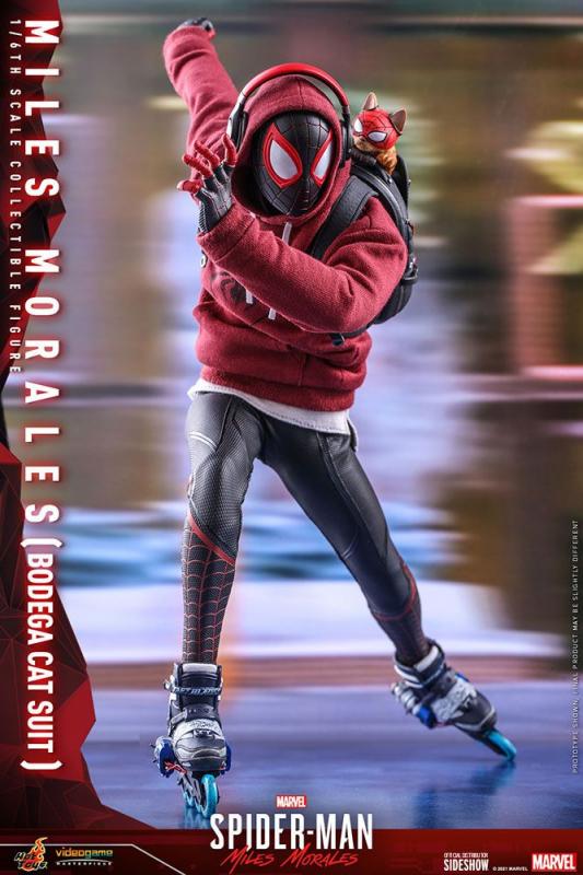 Spider-Man: Miles Morales Bodega Cat Suit 1/6 Videogame Action Figure - Hot Toys