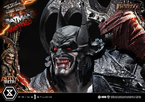 Dark Nights: Death Metal Museum Masterline Statue 1/3 Lobo Batman: Batman Who Frags Deluxe Version 8 14