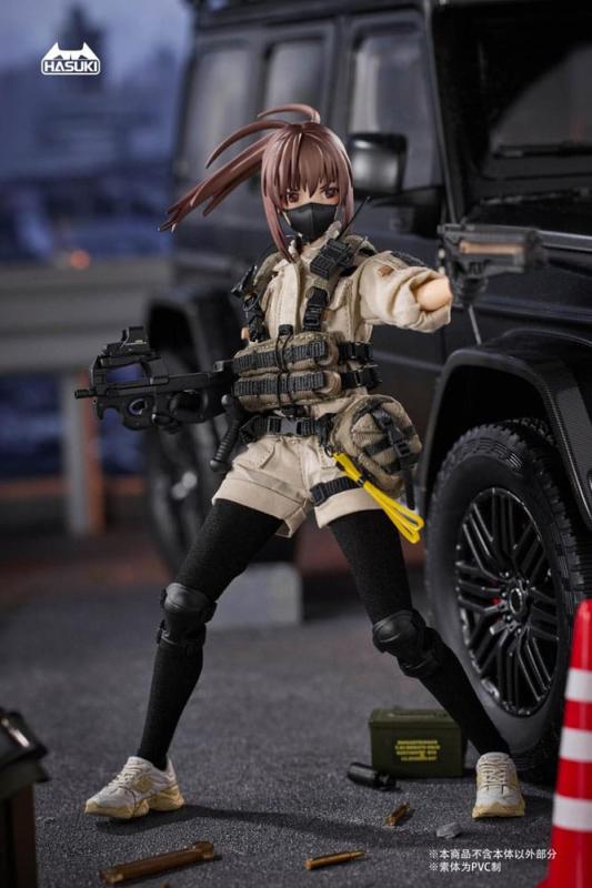 Pocket Art Action Action Figure 1/12 PA006 Reizei Hiyo the Security 15 cm