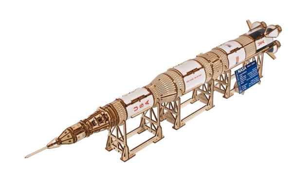 NASA 3D Wooden Puzzle Saturn V 9