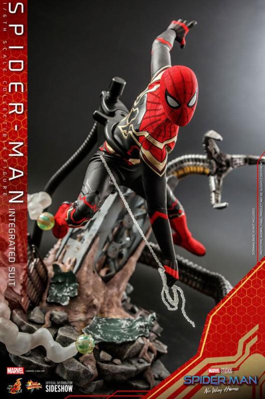 Spider-Man: No Way Home Movie Masterpiece Action Figure 1/6 Spider-Man (Integrated Suit) 29 cm