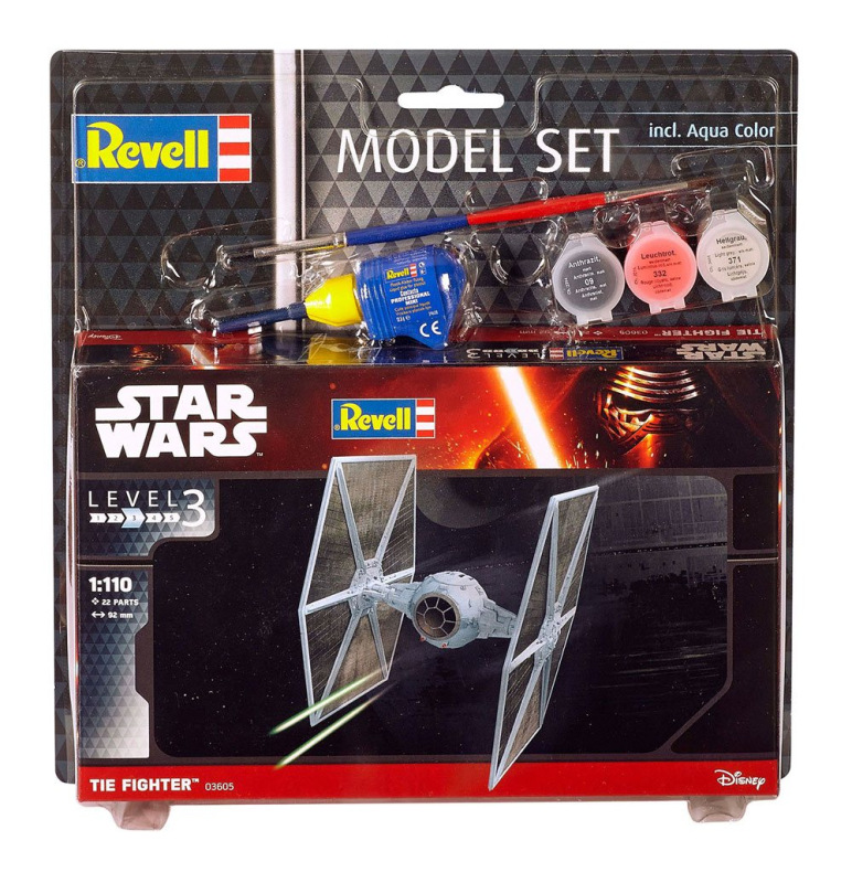 Star Wars Model Kit 1/110 Model Set TIE Fighter 9 cm 1