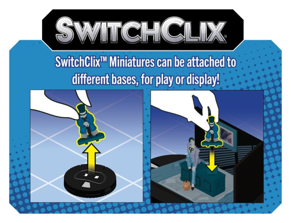 DC HeroClix SwitchClix Minifigures with Base The Long Halloween Team Base 23 cm 9