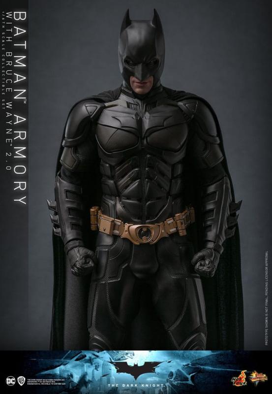 The Dark Knight Movie Masterpiece Action Figures & Diorama 1/6 Batman Armory with Bruce Wayne (2.0) 12