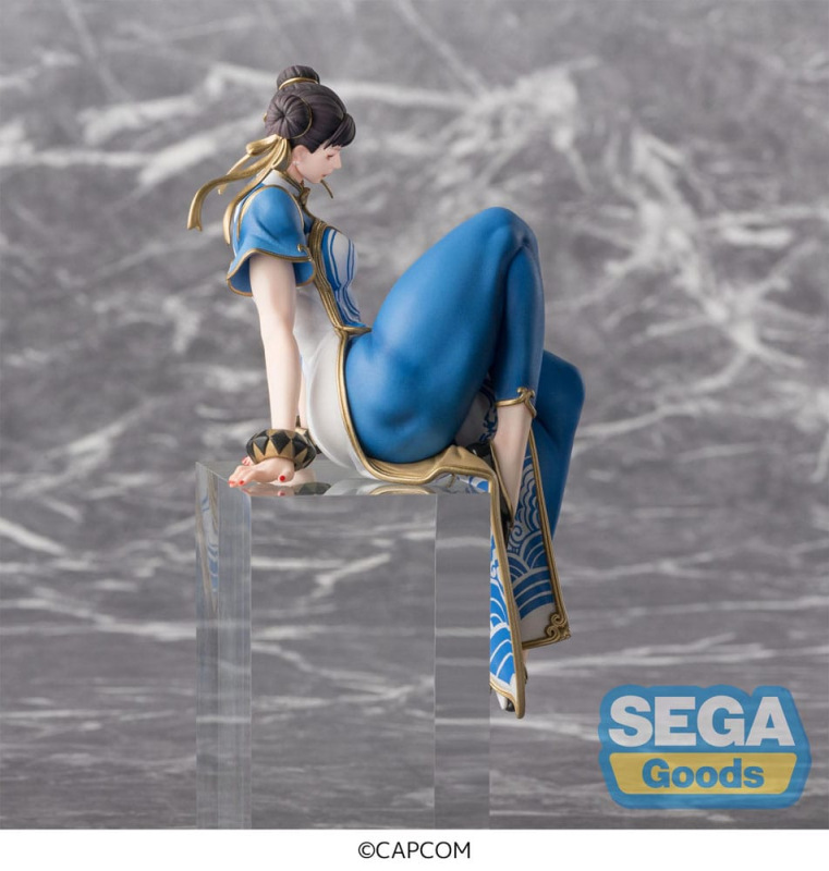 Street Fighter 6 PM Perching PVC Statue Chun-Li 14 cm 2