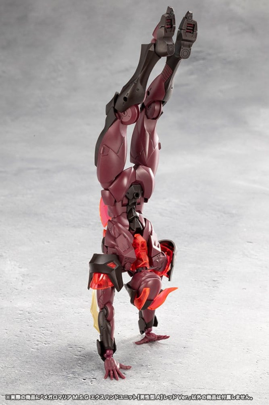Megalomaria Unlimited Universe Model Kit Accessory Set Ex Hand Unit Male Type A Red Ver. 6