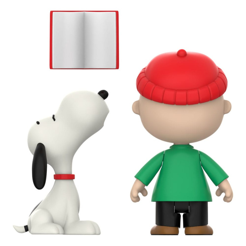 Peanuts ReAction Action Figures 2-Pack Brown and Snoopy (Caroling) 10 cm 3