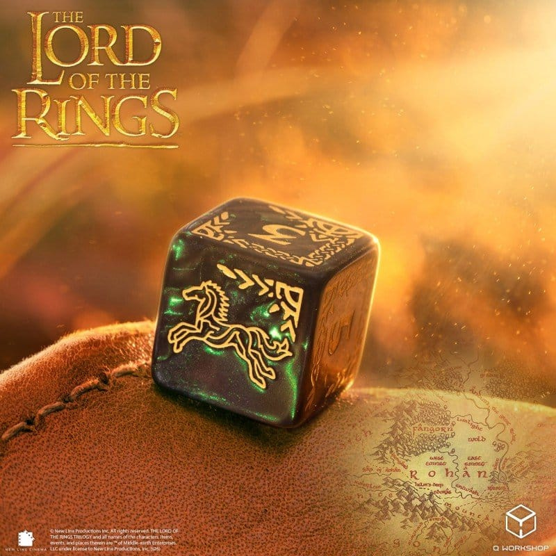 The Lord of the Rings: 10 D6 Dice Set Rohan 1