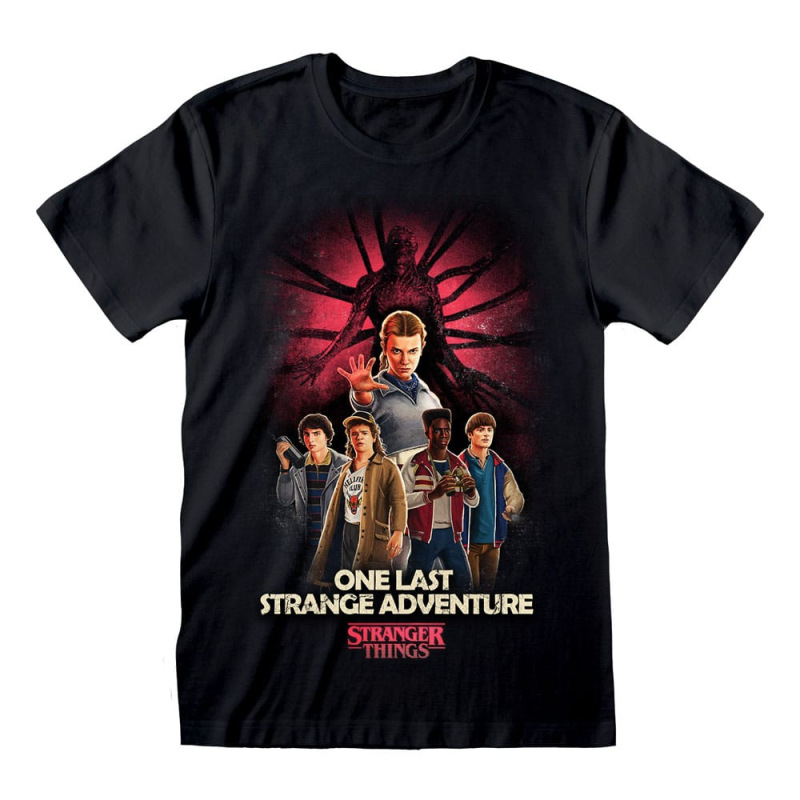 Stranger Things T-Shirt Group Artwork One Last Strange Adventure Colour Size M