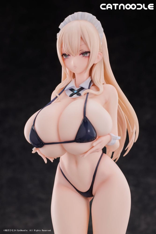 Original Character PVC Statue 1/6 Dosukebe Bikini wo Kitekureru Juujun na Maid-san Illustration by H 12