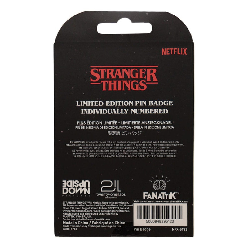 Stranger Things Pin Badge Castle Byers Limited Edition 1