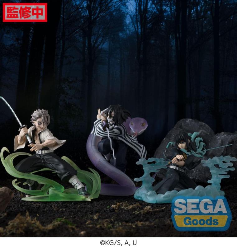 Demon Slayer: Kimetsu no Yaiba Xross Link Anime PVC Statue Obanai Iguro Hashira Training Arc 14 cm